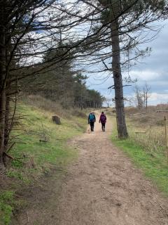 Heading out from Thornham towards Gore Point